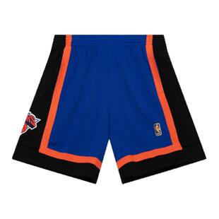 MN尼克斯队96-97赛季球裤复古拼接休闲球迷版正品运动短裤男NBA