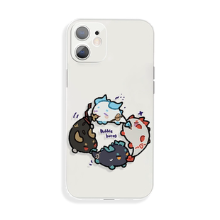 龙泡泡苹果16手机壳14明日方舟卡通硅胶小米15pro二次元红米k70vivos18一加11适用于iQOOneo10魅族21oppok12x