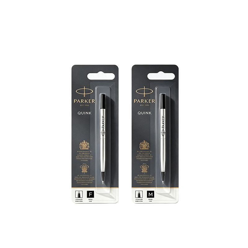 派克专用笔芯宝珠签字笔替换芯0.5mm黑色速干0.7mm官方原装正品
