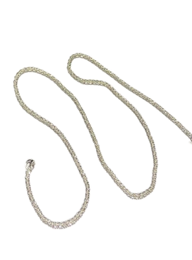 波光粼粼锁骨链珍珠吊坠两条包邮