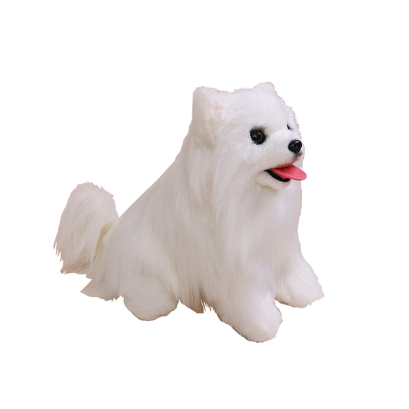 胡赛尼克隆仿真博美犬公仔