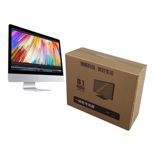 适用于苹果打包装箱显示器台式主机电脑一体机纸箱子泡沫快递防摔