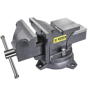 松亚台钳工作台精密平口钳固定夹具小型家用多功能桌钳重型台虎钳