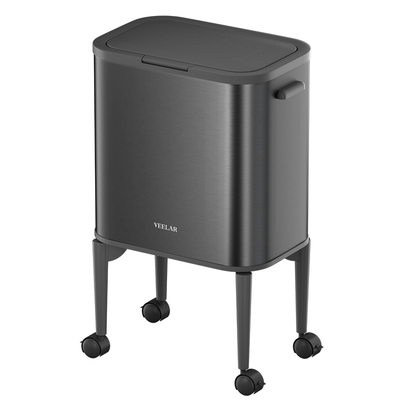 VEELAR按压高脚可移动厨房垃圾桶