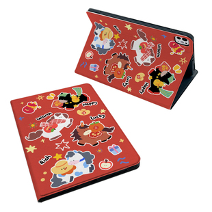 ipad保护壳air2适用苹果2018平板2022马年9新年mini6/4套ipad11八7第10九代2026防摔2025寸8全包5十Pro11红色