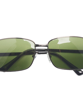 方框玻璃太阳镜男士大脸显瘦商务