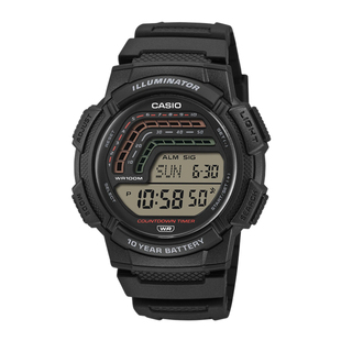 卡西欧手表男Casio官方新品学生防水运动电子表新年礼物WS-1800