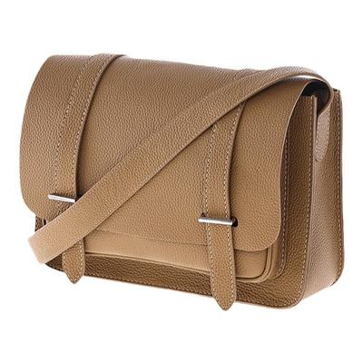 蠢小鱼高级男士邮差包真皮电脑包