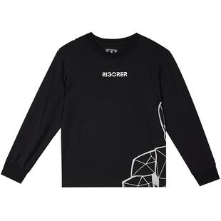 准者儿童卫衣2026新款学生篮球运动纯棉宽松套头衫男童长袖T恤潮