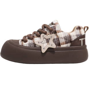 TTKJ大头鞋女鞋2026春新款丑萌胖星鞋运动增高舒服不累脚的厚底鞋