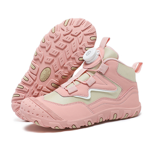 儿童登山鞋透气运动山地鞋男女童秋冬户外高帮防滑防水爬山徒步鞋