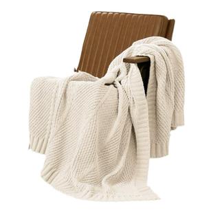 出口 法国设计师款 高端雪尼尔毯沙发盖毯绵软办公室午睡毯毛巾被