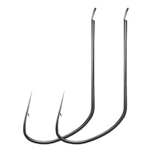 竞技狼牙鱼钩散装细条正品钛合金袖钩有刺钩黑坑竞技野钓鲫鱼鲤鱼