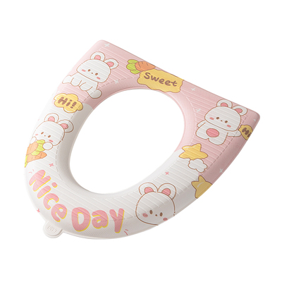 新款家用智能马桶坐垫EVA防水马桶垫子四季通用坐垫舒坐垫坐便套