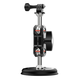 适用dji大疆gopro影石运动相机磁铁吸盘支架action5pro车载磁吸底座acepro2汽车固定action6/5/4车外拍摄配件