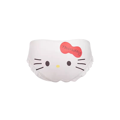 小恶魔kitty猫情侣卡通蕾丝内裤