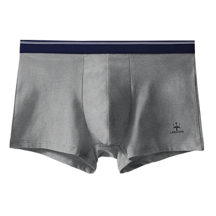 浪莎男士内裤纯棉新款10A抗菌短裤平角透气官方正品男生四角裤衩