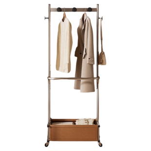 落地挂衣架卧室不占空间可移动金属衣帽架次净衣架入户挂包置物架