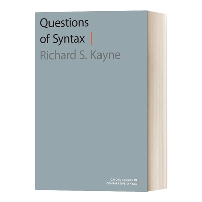 英文原版 Questions of Syntax 语法问题 英文版 进口英语原版书籍