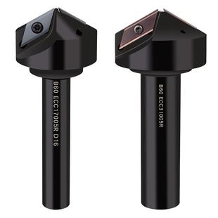 PQT数控长刃倒角刀杆可舍式加长刃90度60度120度ECC31005R 17005R