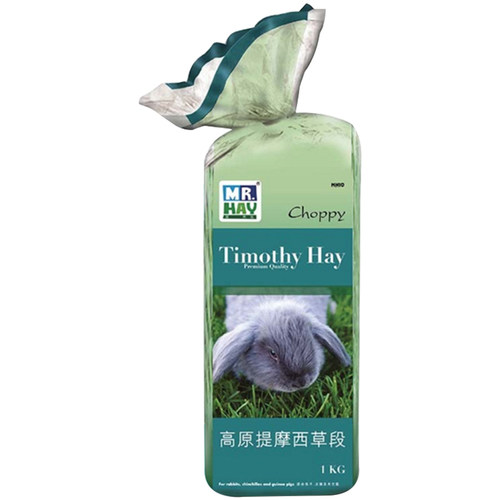 Mr. Hay 提摩西草段1KG 兔子龙猫 天竺鼠牧草干草兔饲料提草MH10