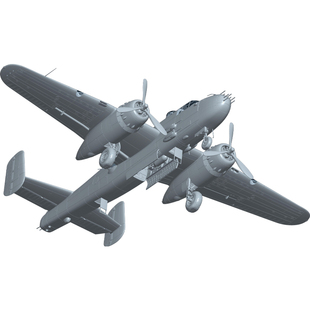 恒辉模型 HKMODEL 01E036 1/32 B-25J 米切尔 轰炸机 拼装模型