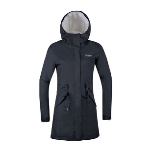 探路者冲锋衣女羽绒服中长款女款风衣户外内胆外套女士新款运动