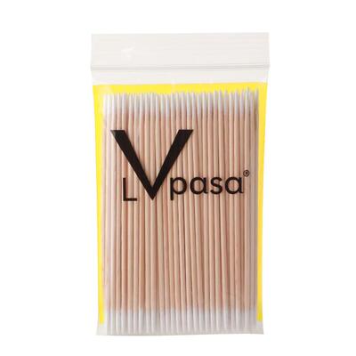 尖头棉签双头尖嘴极细小木棒美容化妆用眼线牙签棉棒修眉纹绣专用