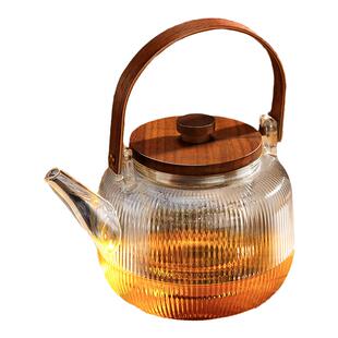 玻璃煮茶壶2025新款泡茶家用耐高温围炉蒸煮提梁烧水壶电陶炉茶壶