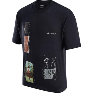 Nike/耐克正品JORDAN男士篮球运动印花休闲短袖FN5987-045