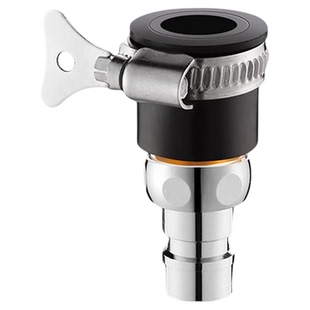 水龙头能万接头洗衣机进水管接口对接器无螺纹平嘴防脱落转换水嘴