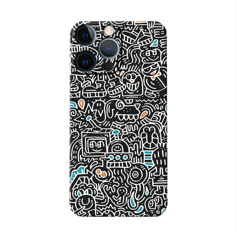 一朶午荷17air/16适用iphone15手机壳11苹果防摔13磨砂14plus纯色复杂卡通11Promax/12小米