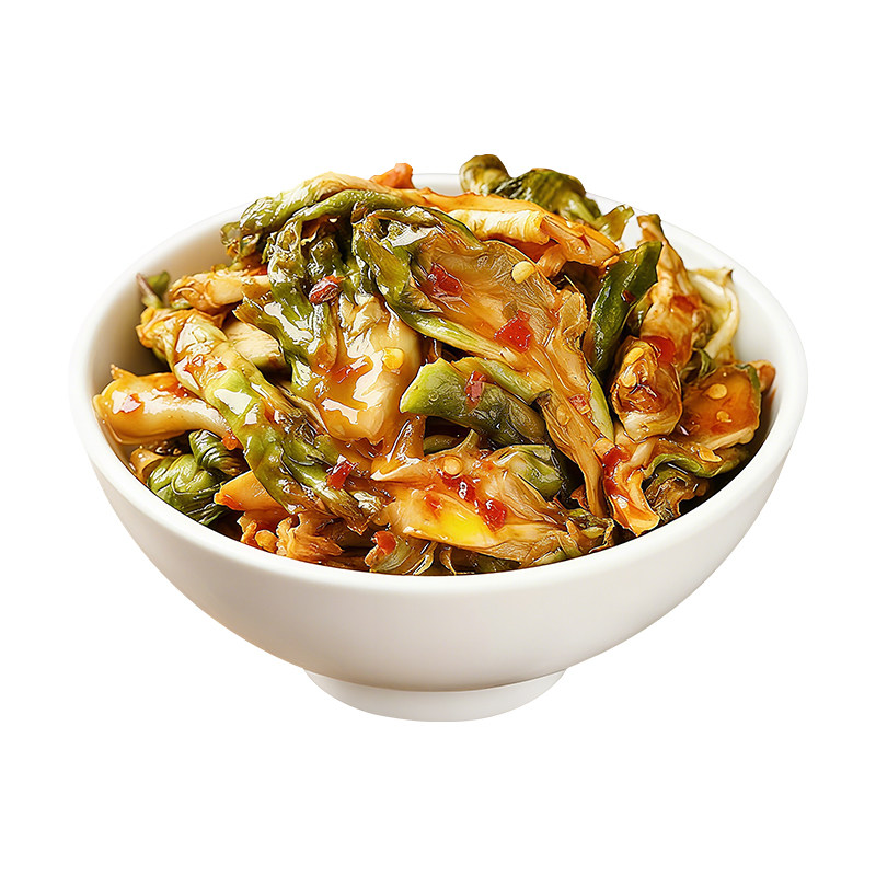 七可香辣儿菜干麻辣儿菜下饭菜泡儿菜剁椒脆辣儿菜片拌饭辣椒酱菜