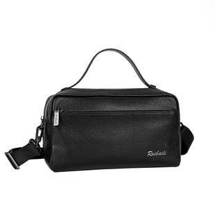 男士手拿包真皮男包2023新款小手提包男横款牛皮包包男单肩斜挎包