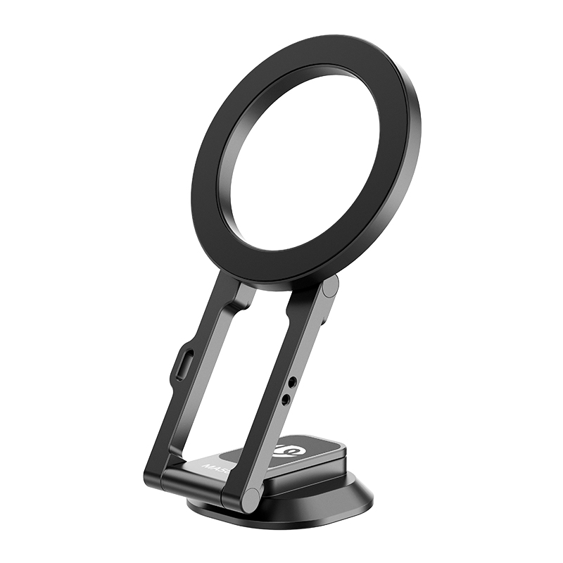 Ulanzi优篮子 MA50迷你Uka磁吸手机支架Magsafe折叠便携桌面多功能铝合金金属2025新款桌上拍摄支撑架