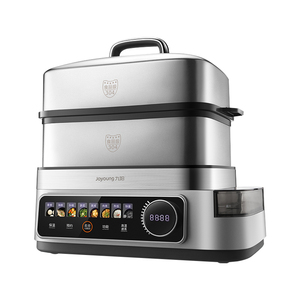 九阳电蒸锅家用锅炖蒸煮一体电蒸箱蒸汽锅高温速热多层不锈钢GZ01