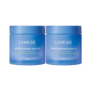 【自营】兰芝免洗睡眠面膜70ml*2瓶补水修护滋润保湿正品夜间