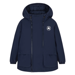 匡威童装儿童羽绒服男童女童防风衣2025冬季新款加厚保暖外套上衣