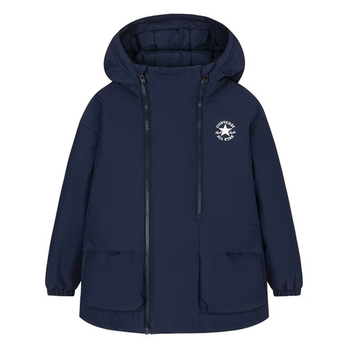 匡威童装儿童羽绒服男童女童防风衣2025冬季新款加厚保暖外套上衣