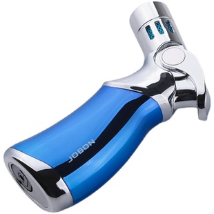 打火机四火头直冲防风火机充气液小型焊枪烧烤艾灸雪茄喷枪打火器