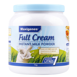 澳洲Maxigenes美可卓蓝胖子高钙全脂奶粉儿童学生成人孕妇米雪高