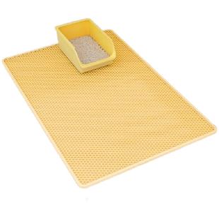 猫砂垫猫垫子猫砂盆防外溅垫猫咪防带出控沙垫厕所漏沙垫宠物垫子