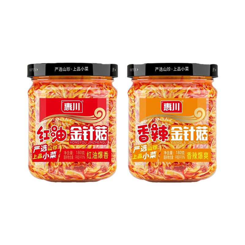 惠川红油香辣金针菇四川特色