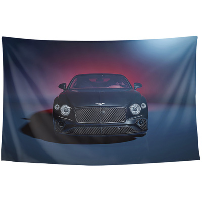 装饰画宾利欧陆敞篷跑车超跑