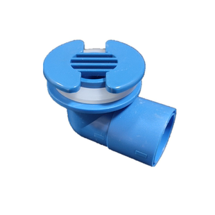 海鲜池鱼缸专用强排下水 鱼缸平底排水 海鲜池排水 强弯排水接头