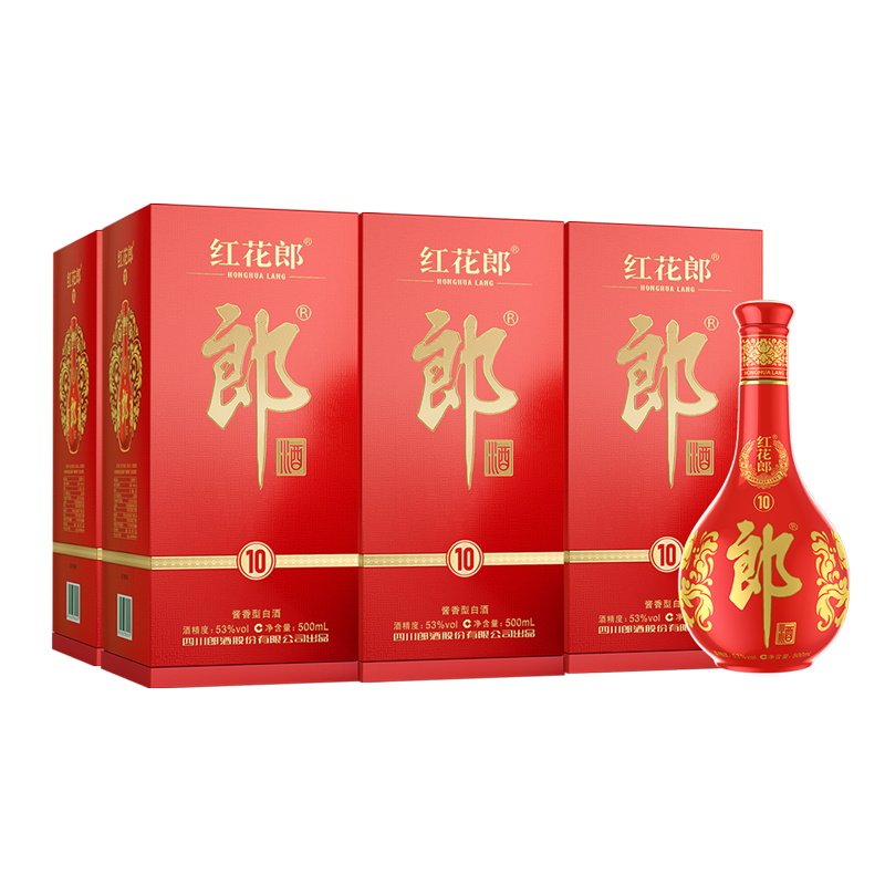 郎酒红花郎·红十整箱装酱香型