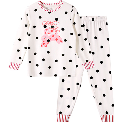 久岁伴女童保暖内衣秋衣秋裤套装