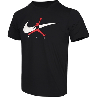 NIKE耐克大童舒适宽松透气运动休闲圆领短袖T恤JD2632039GS-002