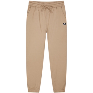 Champion冠军长裤春秋款美式弹力抽绳运动束脚裤纯色梭织休闲裤子