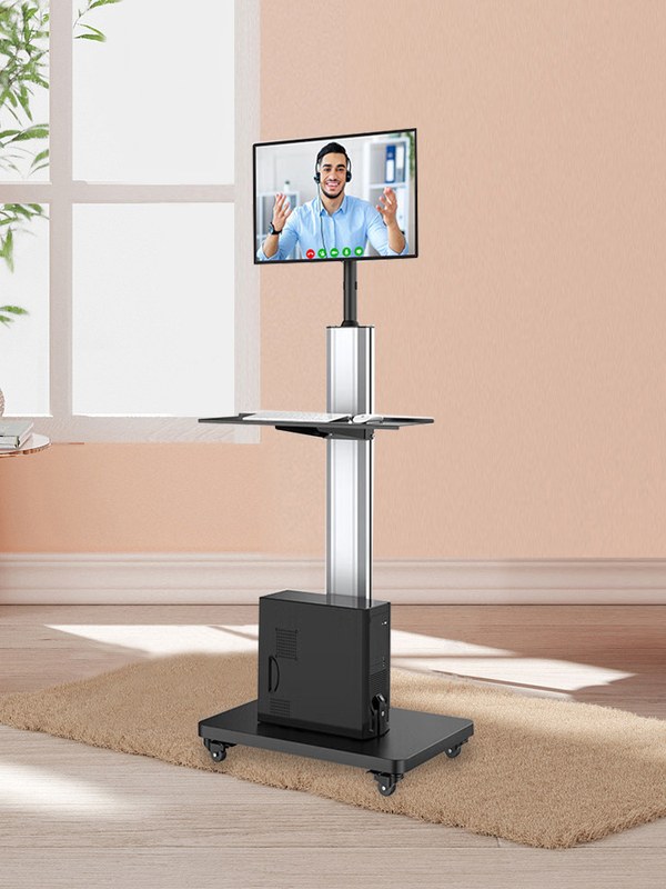 手推移动式医生护士工作站 一体式可移动小推车 会诊电脑台车